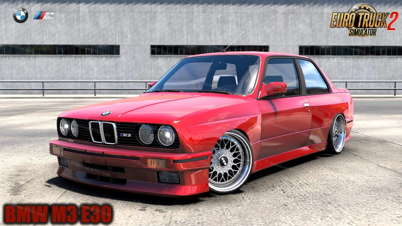 BMW M3 E30 + Interior v1.7 (1.53.x) for ETS2