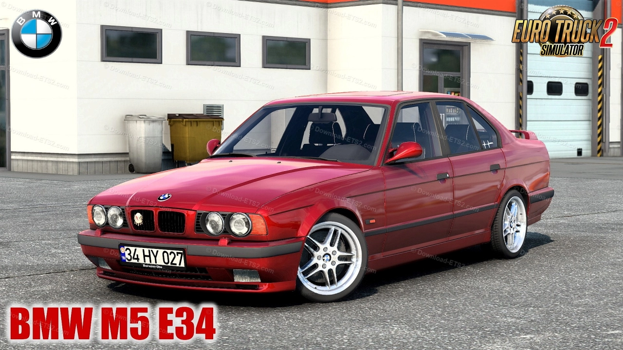 BMW M5 E34 + Interior v1.4 (1.46.x) for ETS2