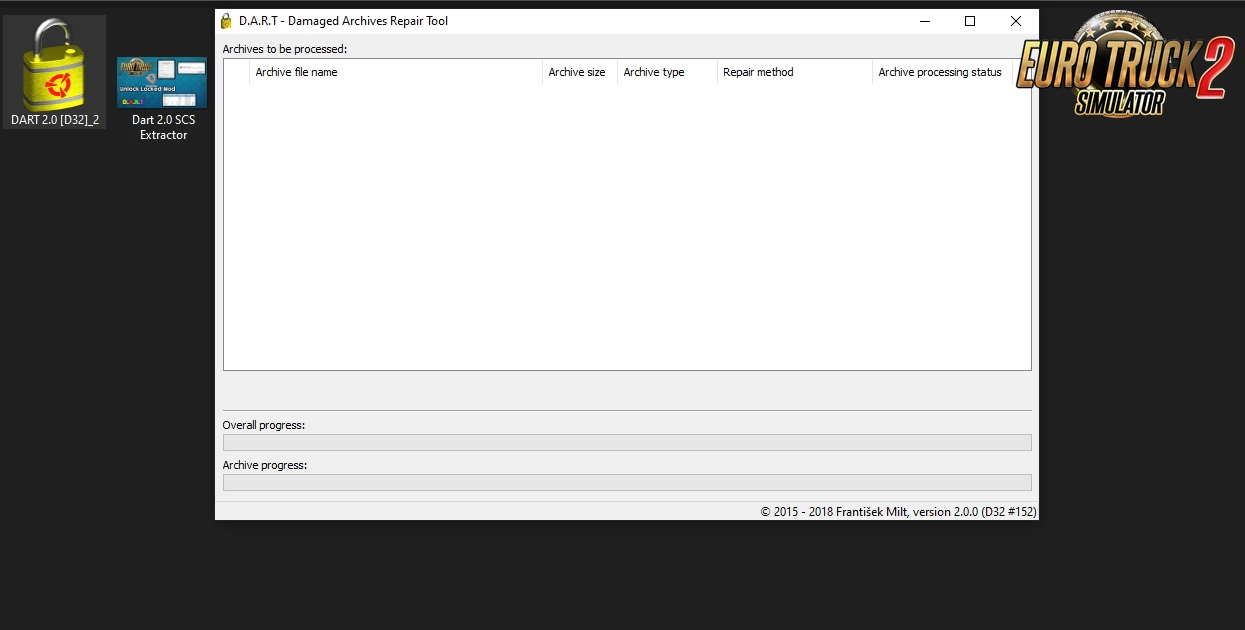 Dart 2.0 SCS Extractor (Unlock Locked Mod ) for ATS and ETS2