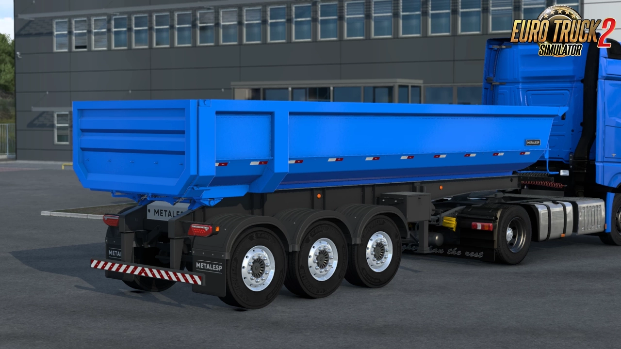 Dumper Trailer Metalesp 21m³ v0.5 (1.44.x) for ETS2