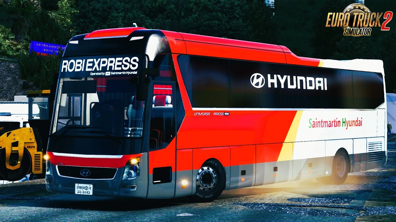 Hyundai Universe Express Noble Bus v2.1 (1.44.x) for ETS2