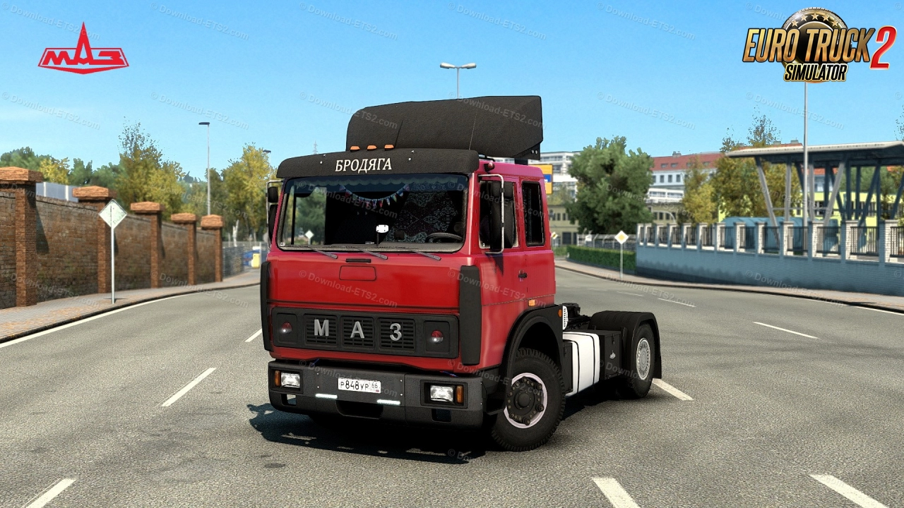 MAZ 6303 Truck + Interior v1.4 (1.46.x) for ETS2