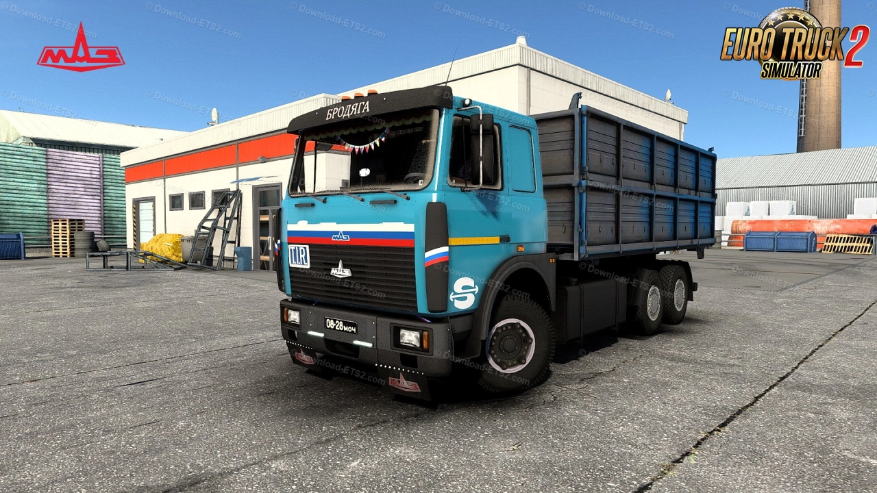 MAZ 6303 Truck + Interior v1.4 (1.46.x) for ETS2