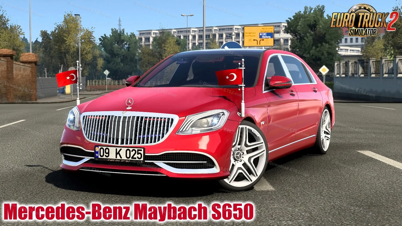 Mercedes-Benz Maybach S650 v1.2 (1.45.x) for ETS2