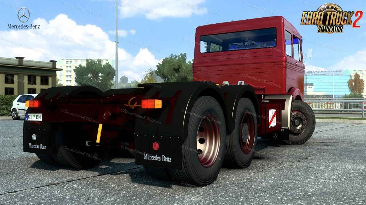 Mercedes LPS 1632 Truck + Trailers v1.2.3 (1.48.x) for ETS2
