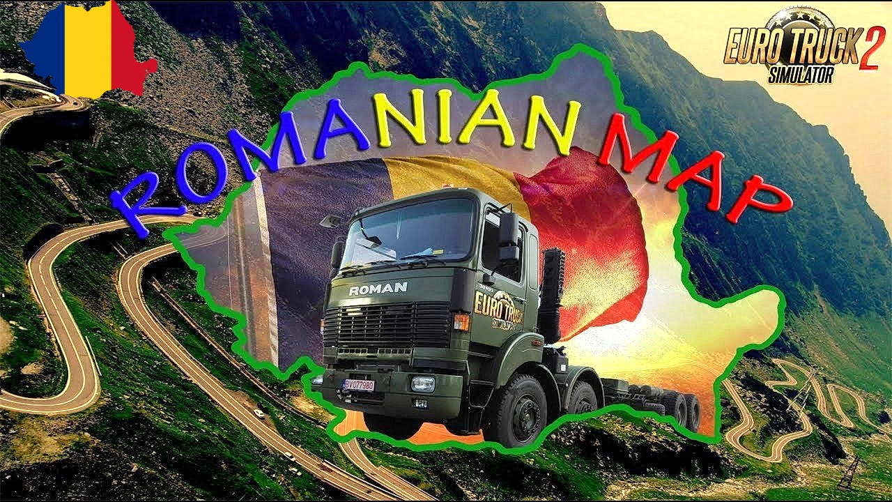 Romania Map v0.6a by Alexandru Team (1.49.x) for ETS2