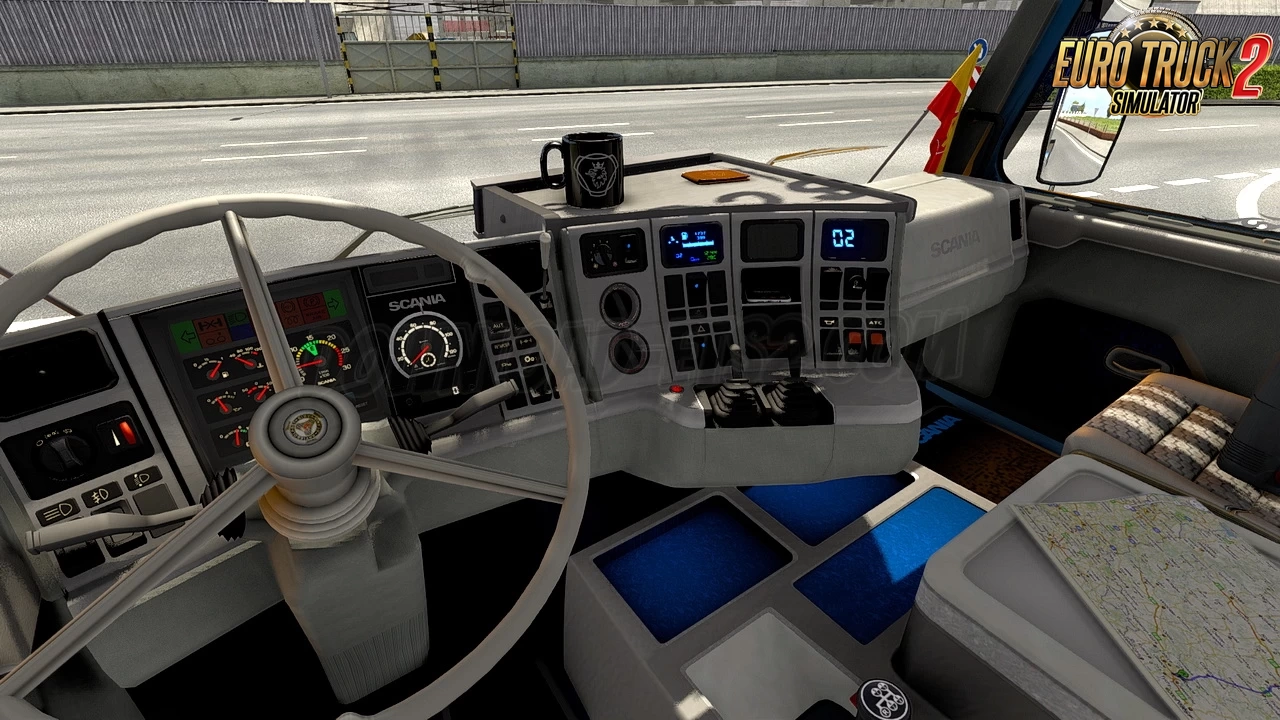 Scania 143M + Interior v6.5 By Ekualizer (1.58.x) for ETS2