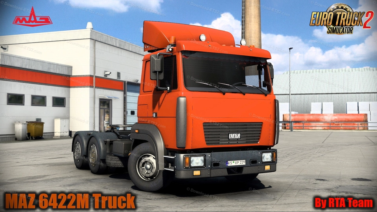 MAZ 6422M Truck + Interior v1.3 By RTA Team (1.48.x) for ETS2