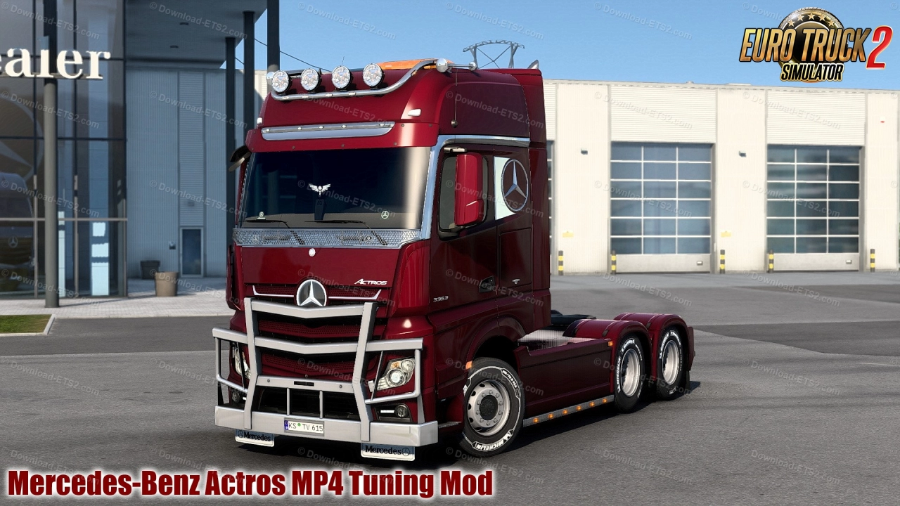 Mercedes-Benz Actros MP4 Tuning Mod v4.0 (1.43.x) for ETS2