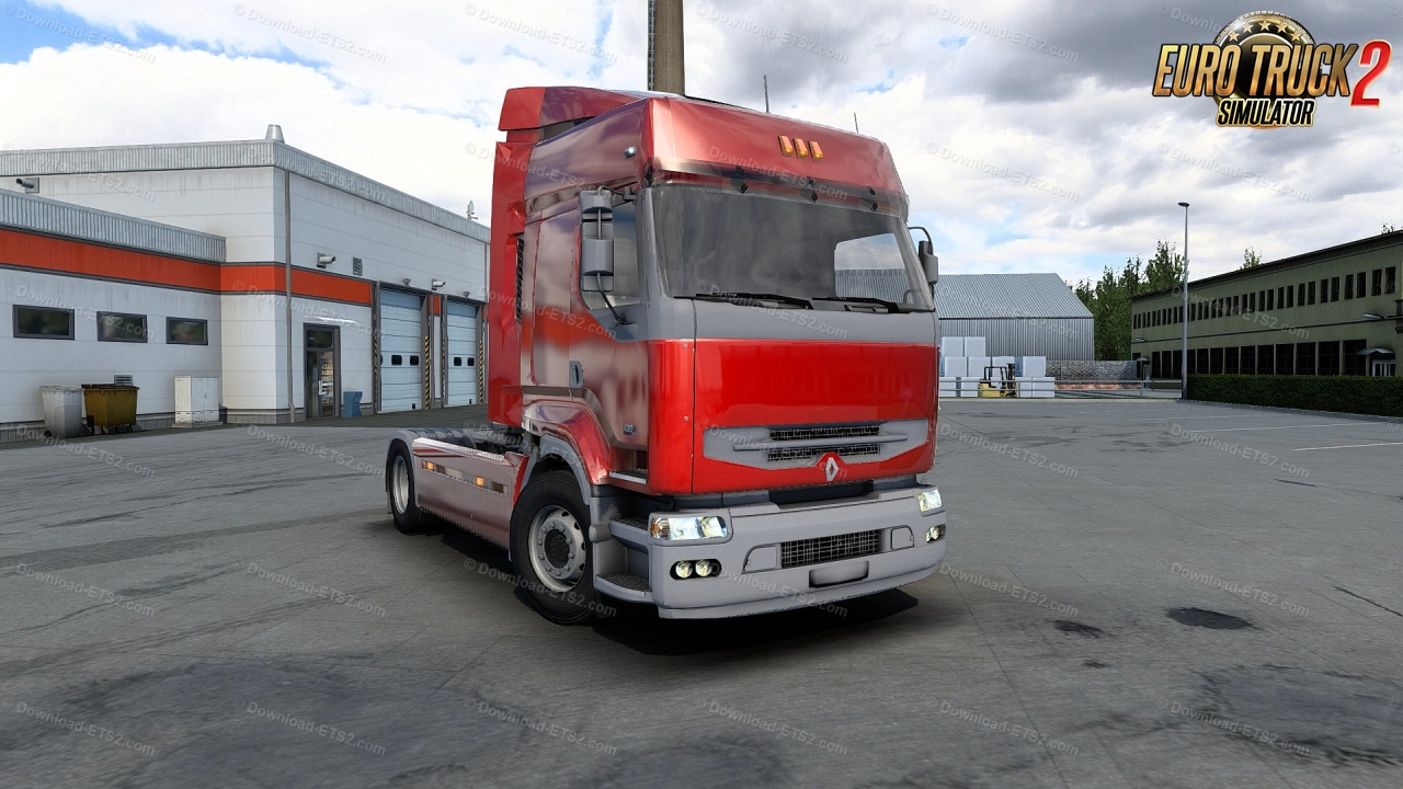 Renault Premium 420 DCI + Interior v2.1 (1.45.x) for ETS2