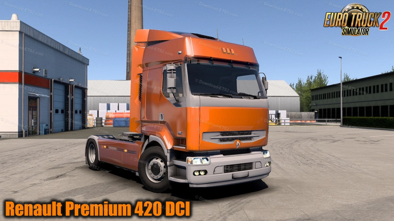 Renault Premium 420 DCI + Interior v2.1 (1.45.x) for ETS2