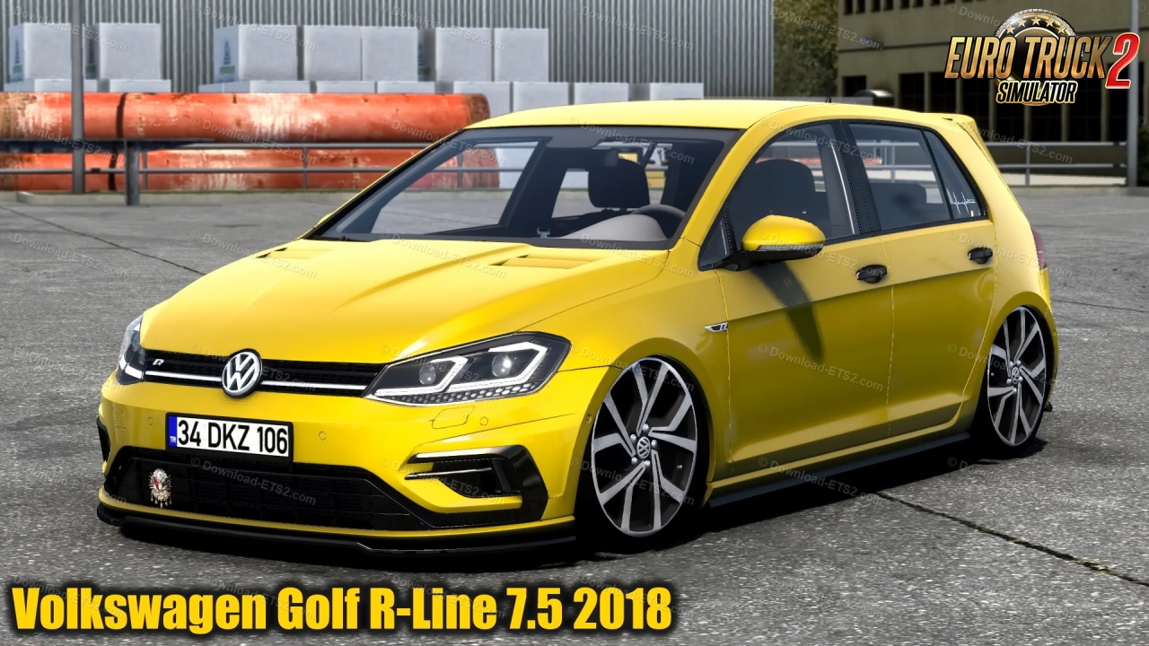 Volkswagen Golf R-Line 7.5 2018 v1.9 (1.53.x) for ETS2