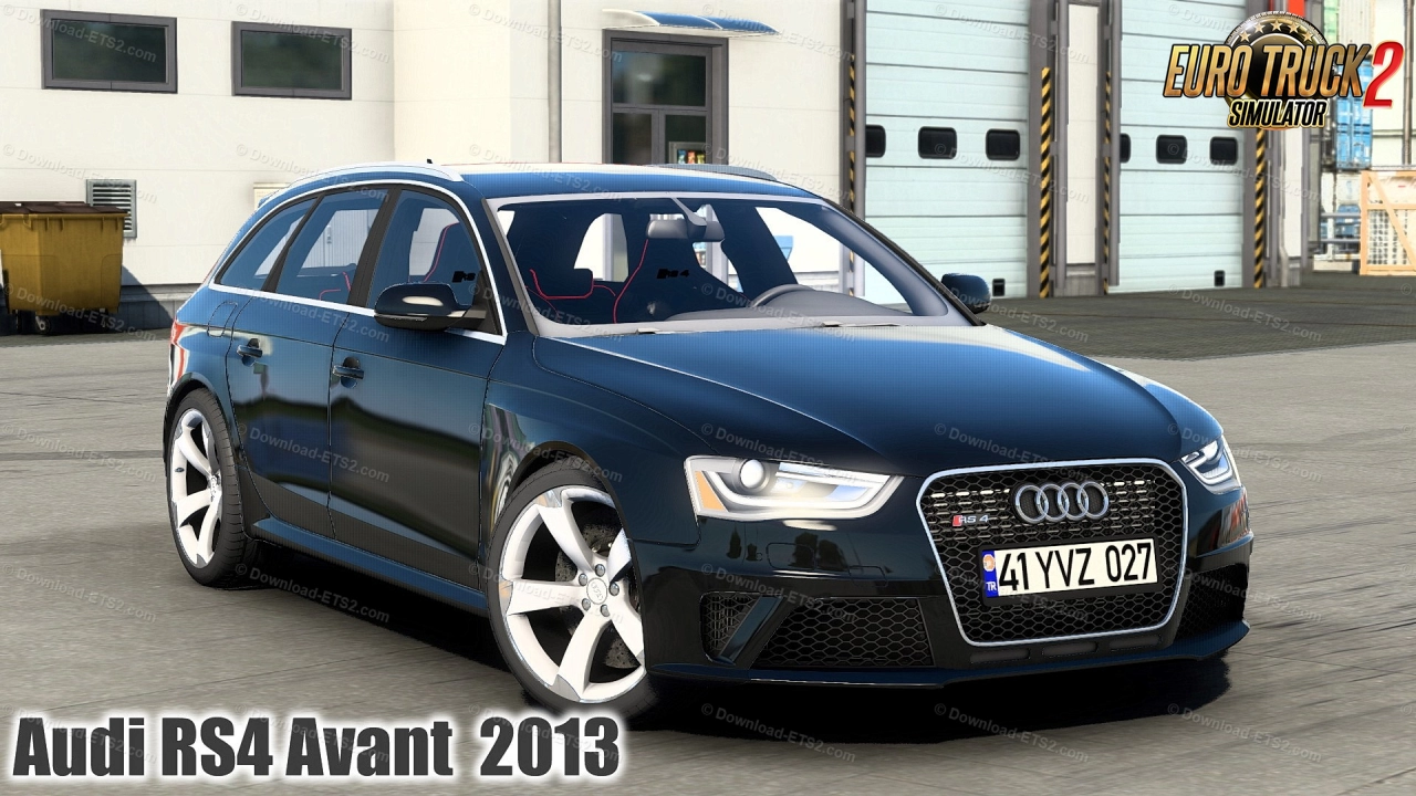 Audi RS4 Avant 2013 + Interior v1.1 (1.45.x) for ETS2