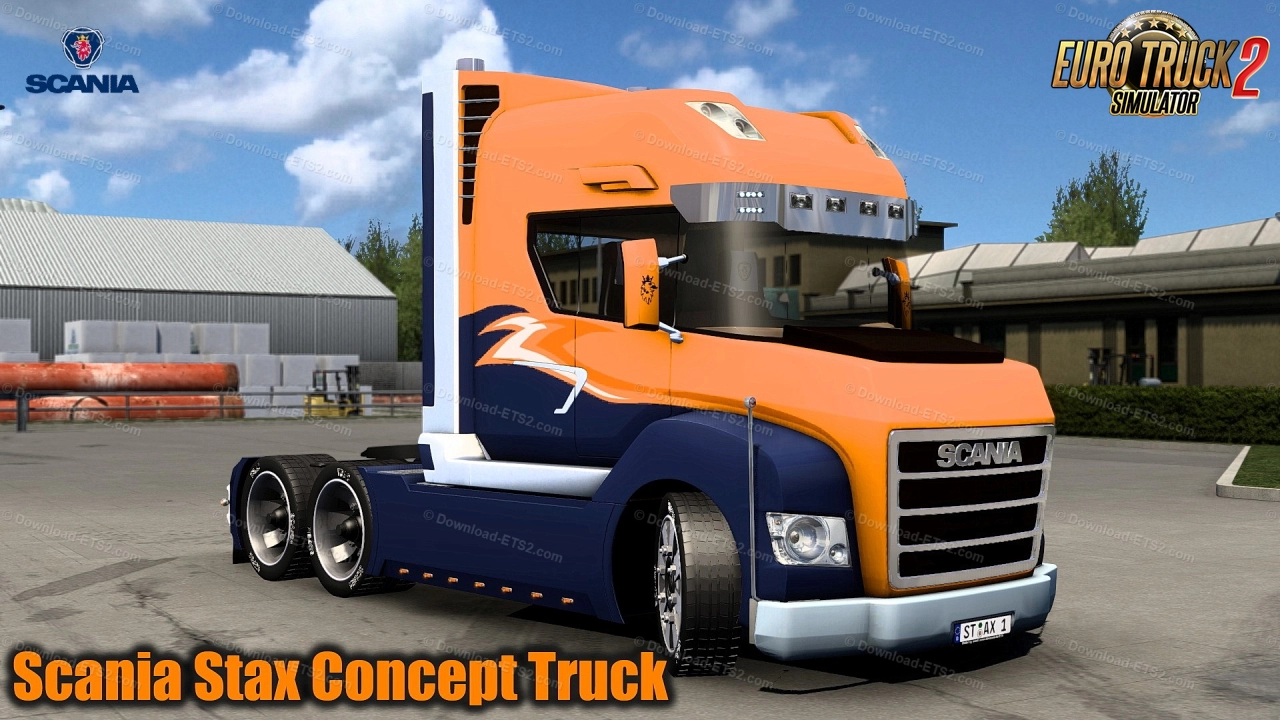 Scania Stax Concept Truck + Interior v2.34 by NewS (1.46.x)