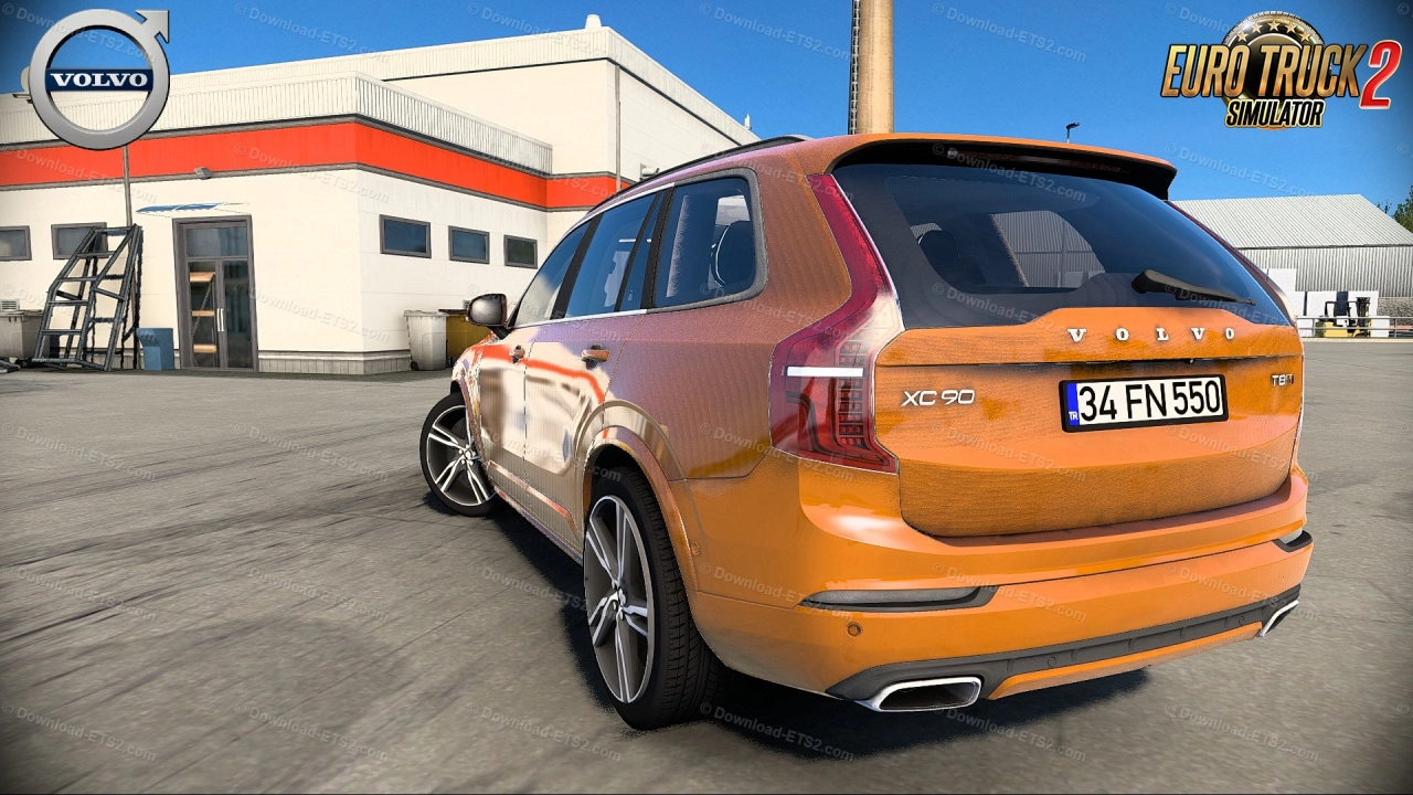Volvo XC90 T8 2018 + Interior v5.2 (1.46.x) for ETS2