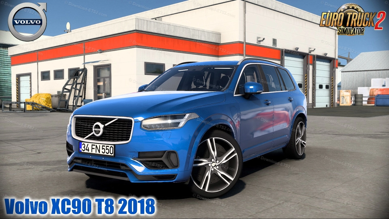 Volvo XC90 T8 2018 + Interior v5.7 (1.54.x) for ETS2