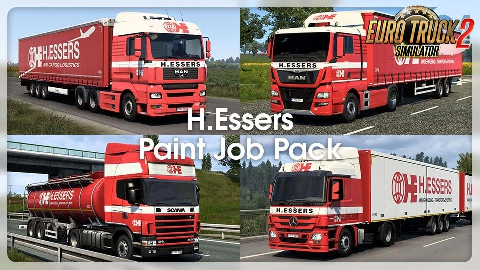 H.Essers Paint Job Pack v1.1.1 (1.44.x) for ETS2