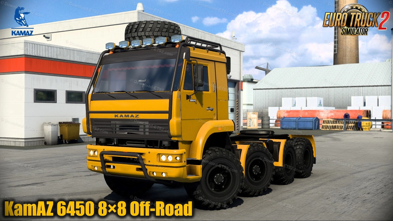 KamAZ 6450 8×8 Off-Road + Interior v1.1 (1.44.x) for ETS2