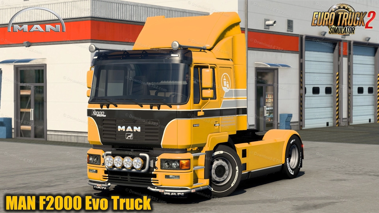 MAN F2000 Evo Truck + Interior v1.0.1 (1.44.x) for ETS2