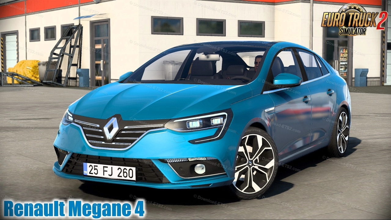 Renault Megane 4 + Interior v2.4 (1.48.x) for ETS2