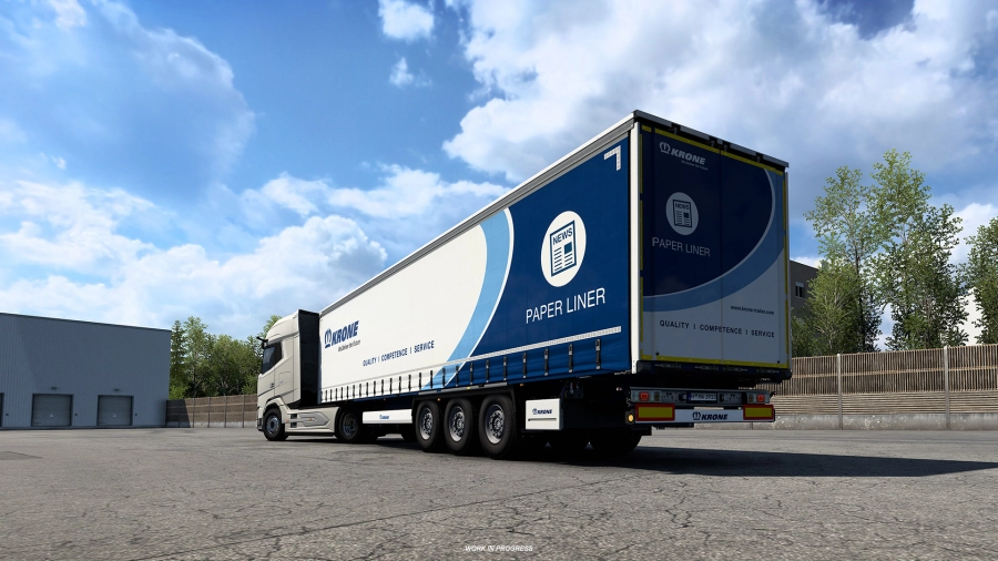 Krone Trailers Pack DLC Update for ETS2
