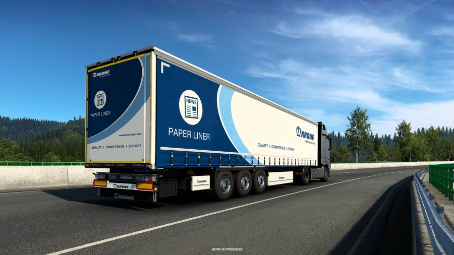 Krone Trailers Pack DLC Update for ETS2