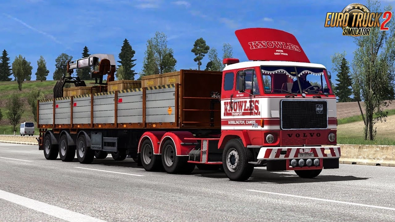 Volvo F88 Truck + Interior v1.8.4 By XBS (1.48.x) for ETS2