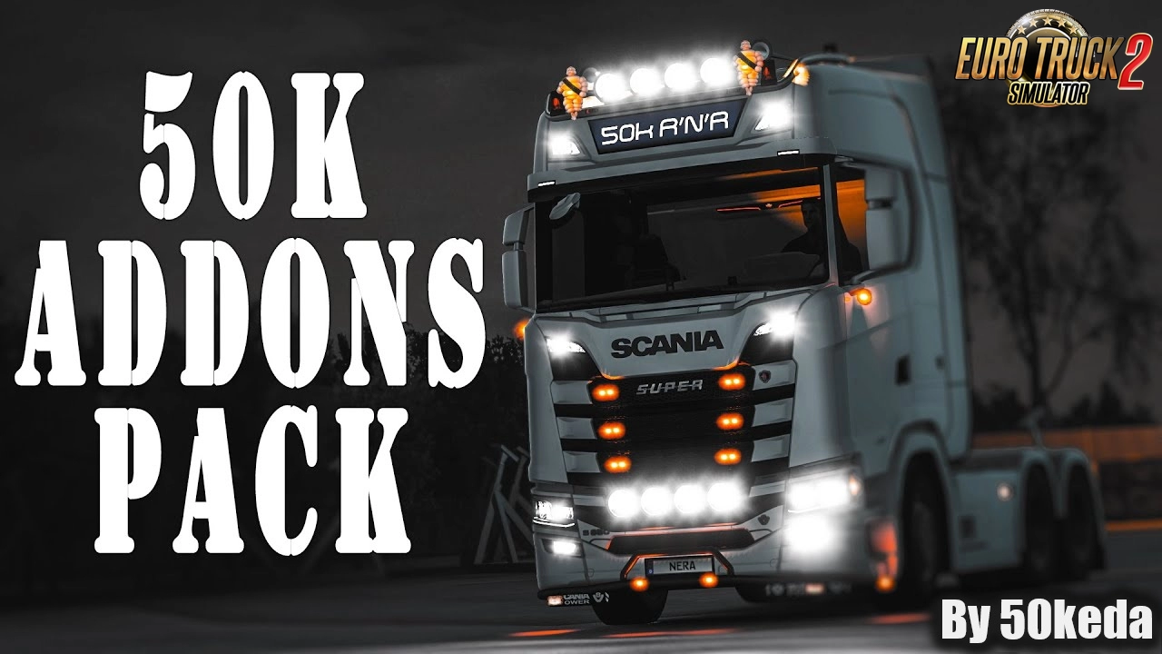 50keda Legendary Addons Pack v3.0.1 (1.53.x) for ETS2