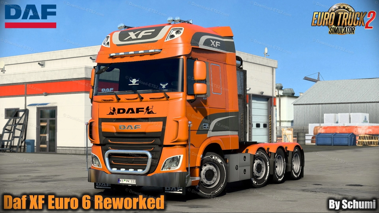 Daf XF Euro 6 Reworked v5.2 by Schumi (1.54.x) for ETS2