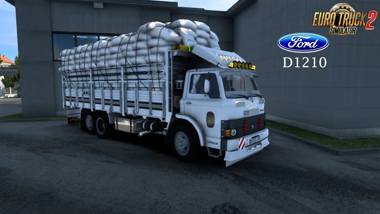 Ford 1210 Cargo Truck + Interior v2.0 (1.45.x) for ETS2