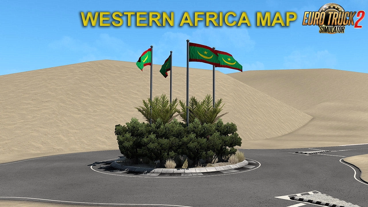 Western Africa Map v0.0.3 (1.47.x) for ETS2