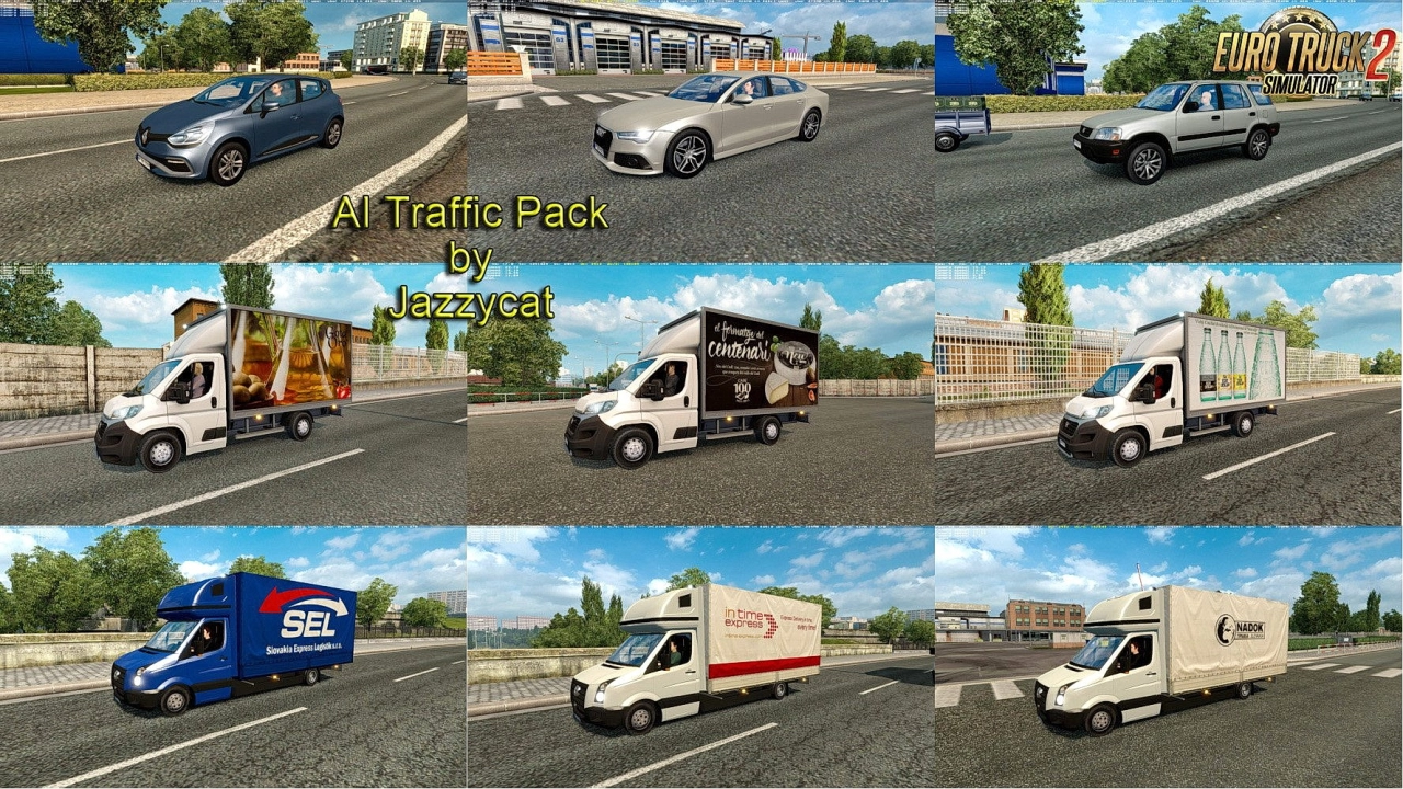 AI Traffic Pack v19.6 by Jazzycat (1.46.x) for ETS2