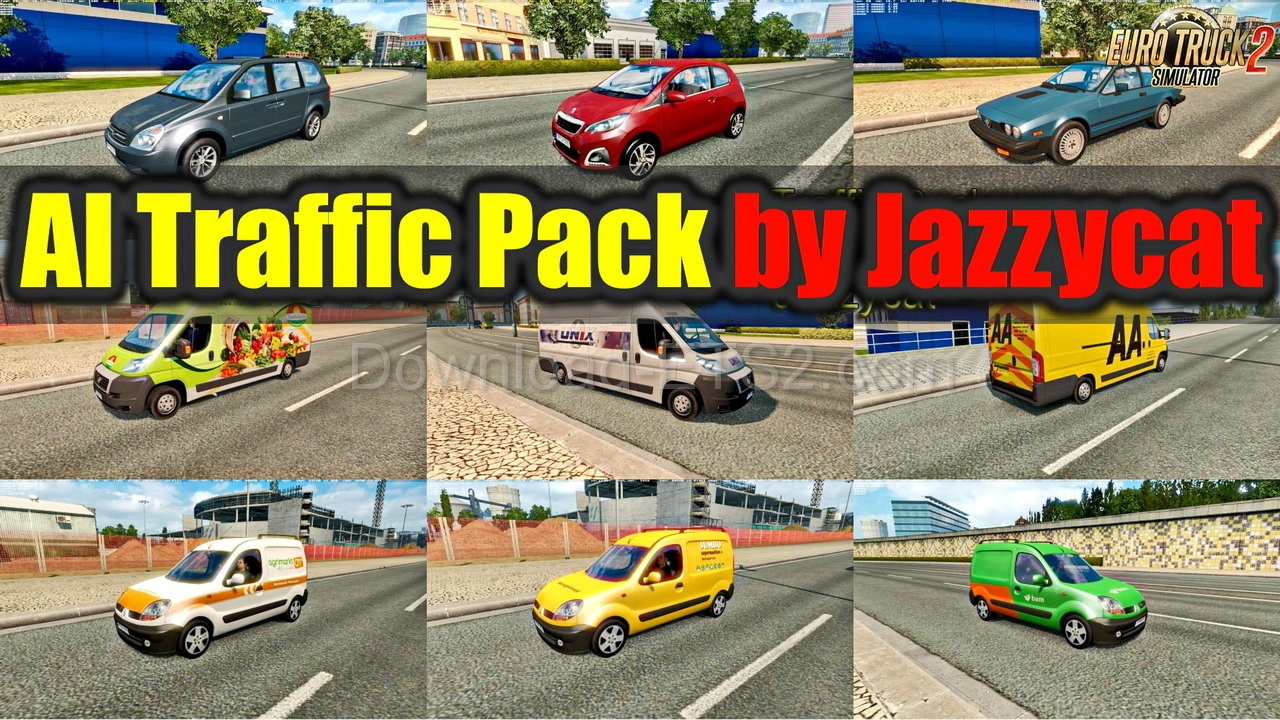 AI Traffic Pack v21.8.5 by Jazzycat (1.53.x) for ETS2