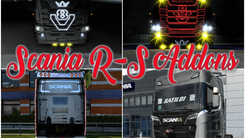 Scania R-S Addons v6.5 (1.54.x) for ETS2