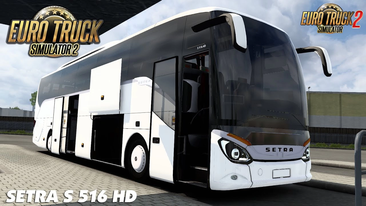 Setra S 516 HD Bus + Interior v1.4 (1.58.x) for ETS2