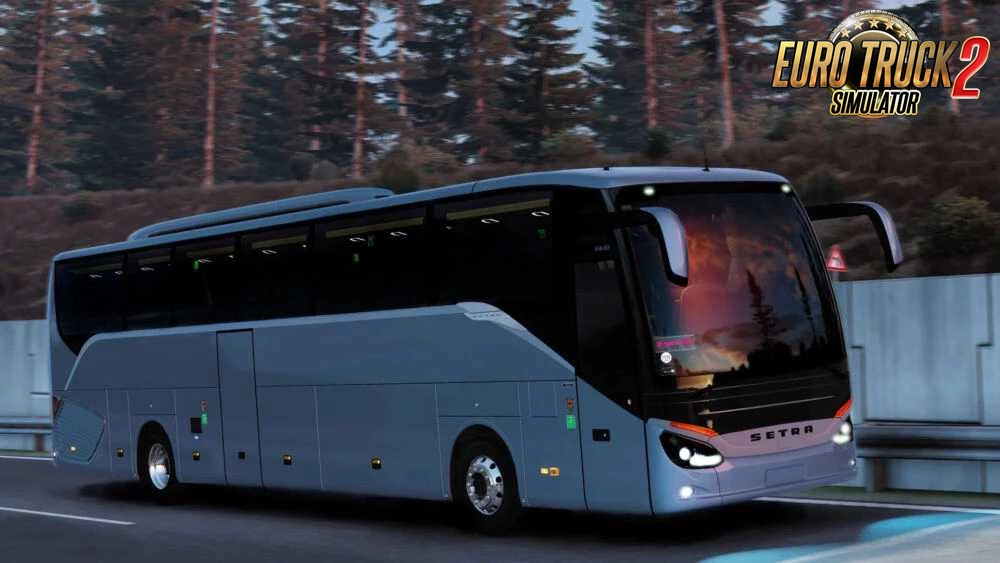 Setra S 516 HD Bus + Interior v1.4 (1.58.x) for ETS2
