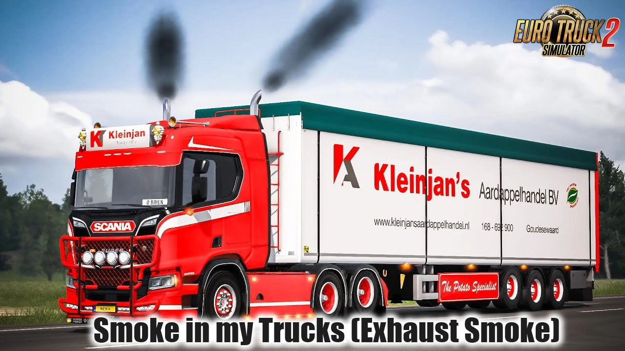 Smoke in my Trucks (Exhaust Smoke) v1.5 (1.47.x) for ETS2