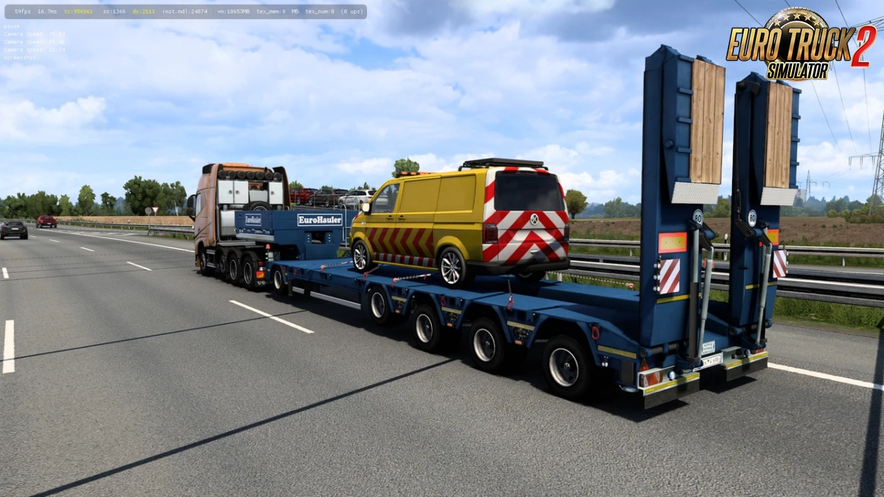 Traffic Trailer Pack v9.8.4 D.B Creation (1.53.x) for ETS2