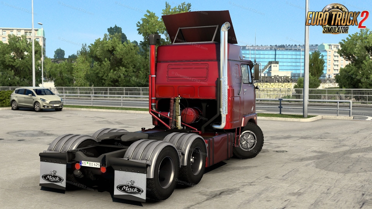 Mack F700 Truck + Interior v1.2.1 (1.46.x) for ETS2