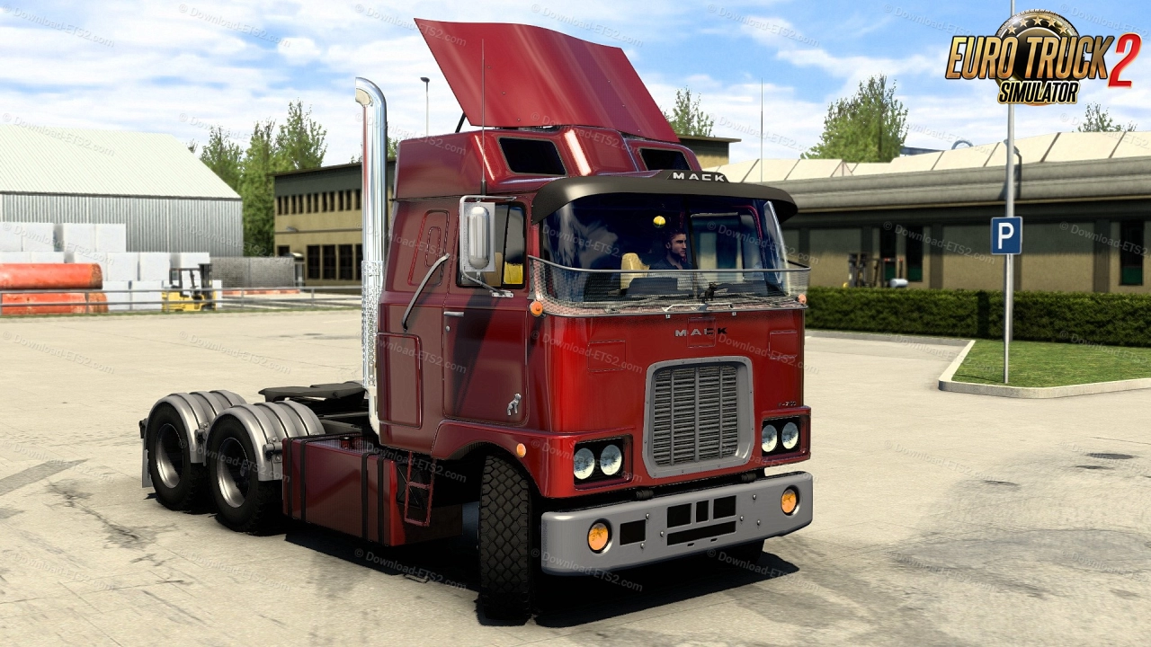 Mack F700 Truck + Interior v1.2.1 (1.46.x) for ETS2