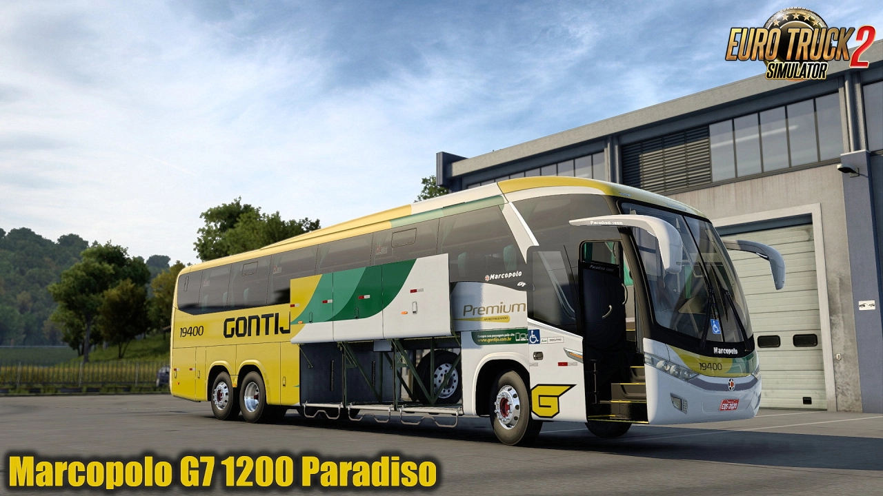 Marcopolo Paradiso G7 1200 + Interior v2.6 (1.50.x) for ETS2