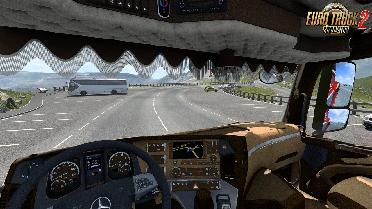 Mercedes Actros Asphalt Tandem v1.3 (1.45.x) for ETS2