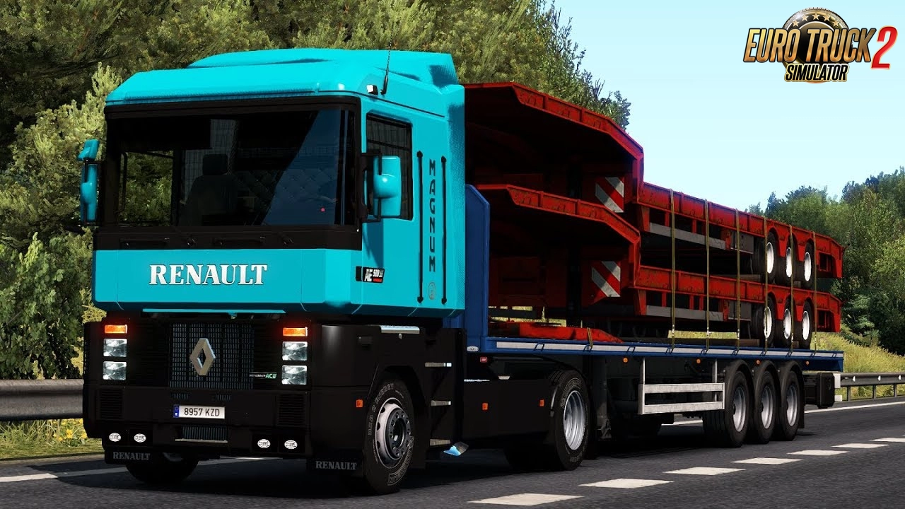 Renault AE Magnum + Interior v2.0 (1.45.x) for ETS2