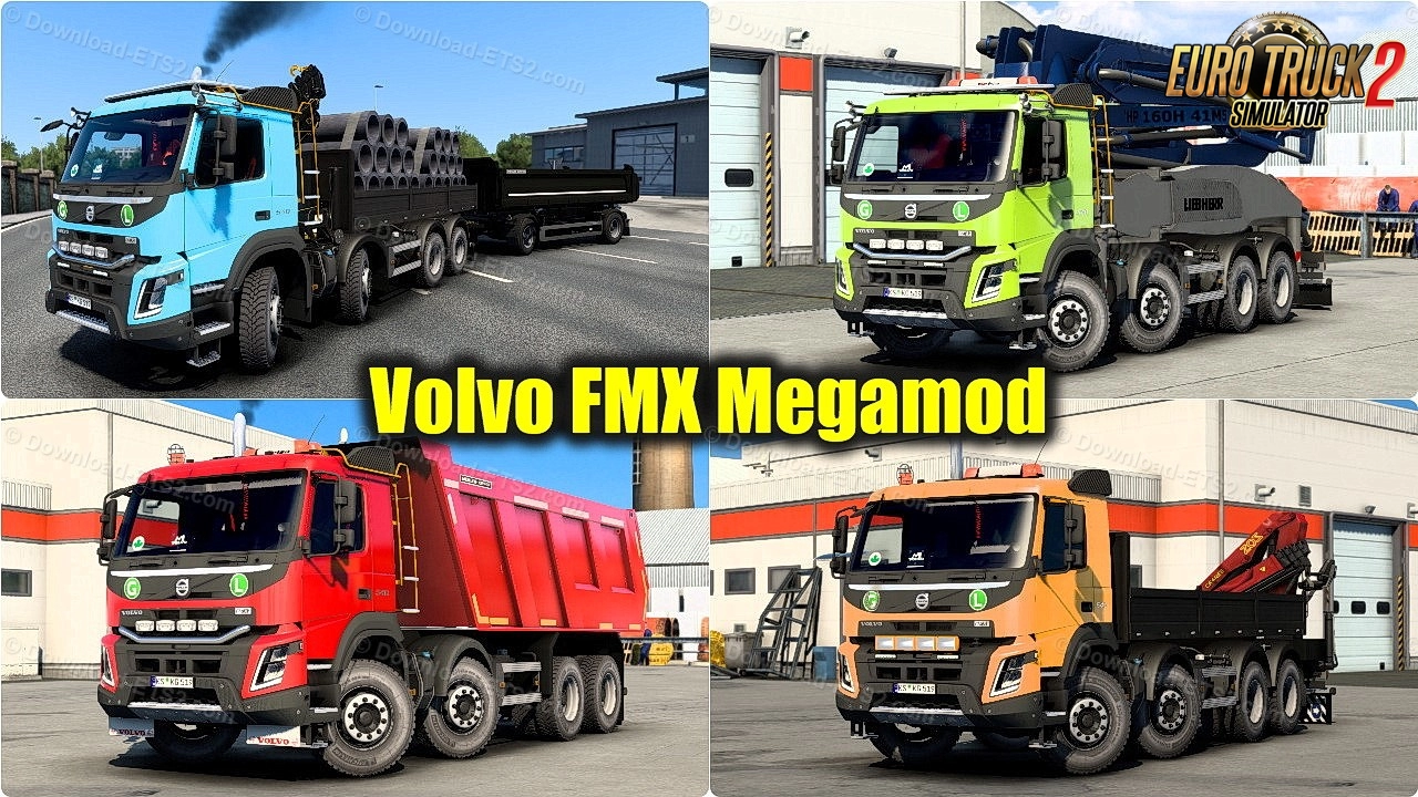 Volvo FMX Megamod v1.9 (1.46.x) for ETS2