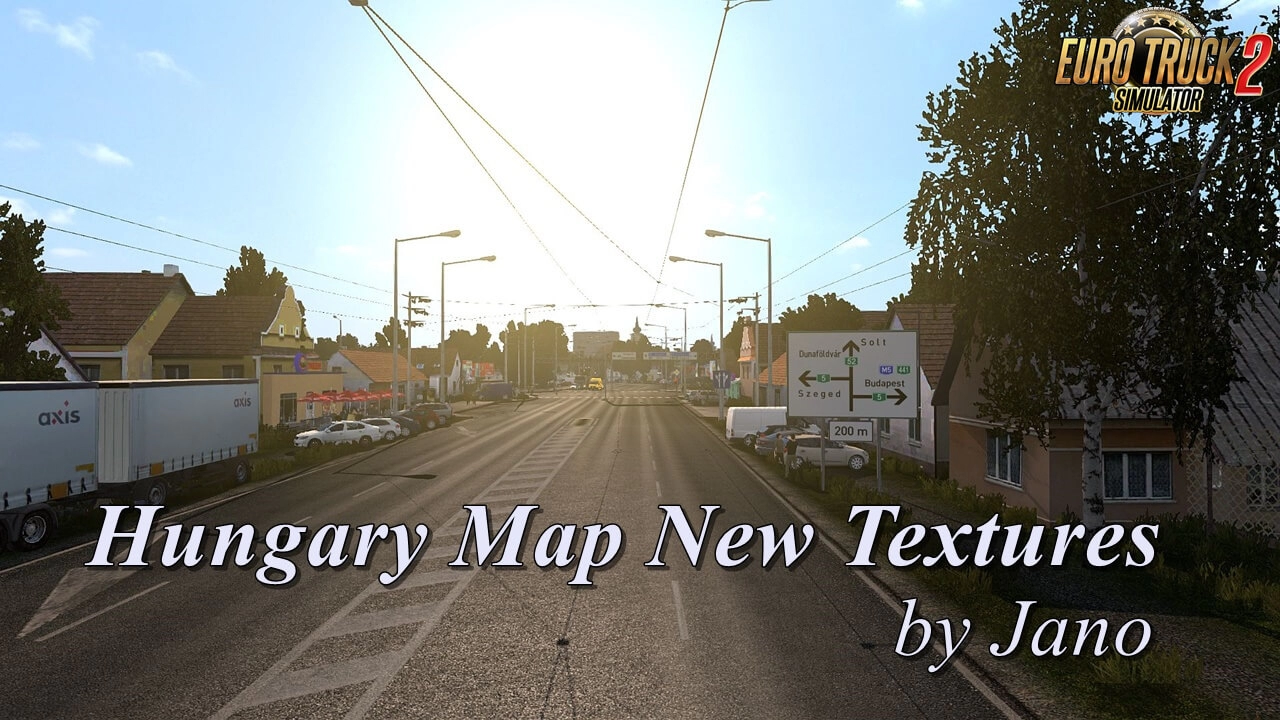 Hungary Map New Textures v1.0.6 by Jano (1.46.x) for ETS2