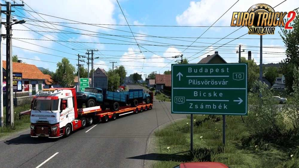 Hungary Map New Textures v1.0.6 by Jano (1.46.x) for ETS2