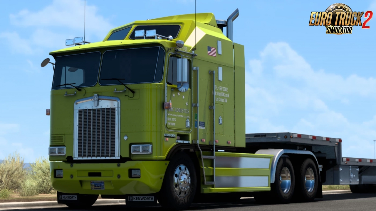 Kenworth K100-E + Interior v1.2.4 by Overfloater (1.49.x)