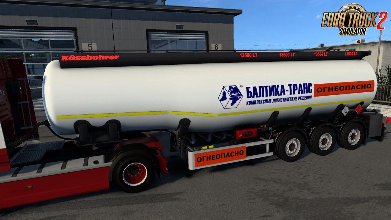 Kassbohrer Tanker Trailer v1.2 (1.50.x) for ETS2