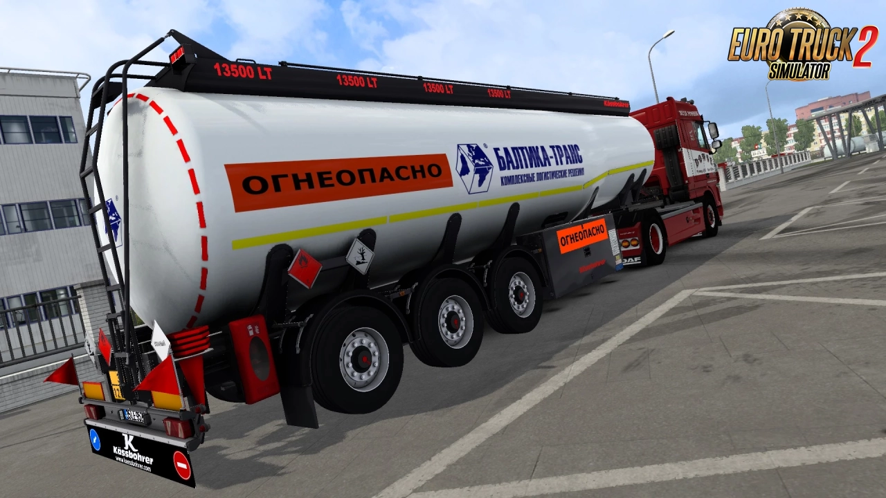 Kassbohrer Tanker Trailer v1.2 (1.50.x) for ETS2