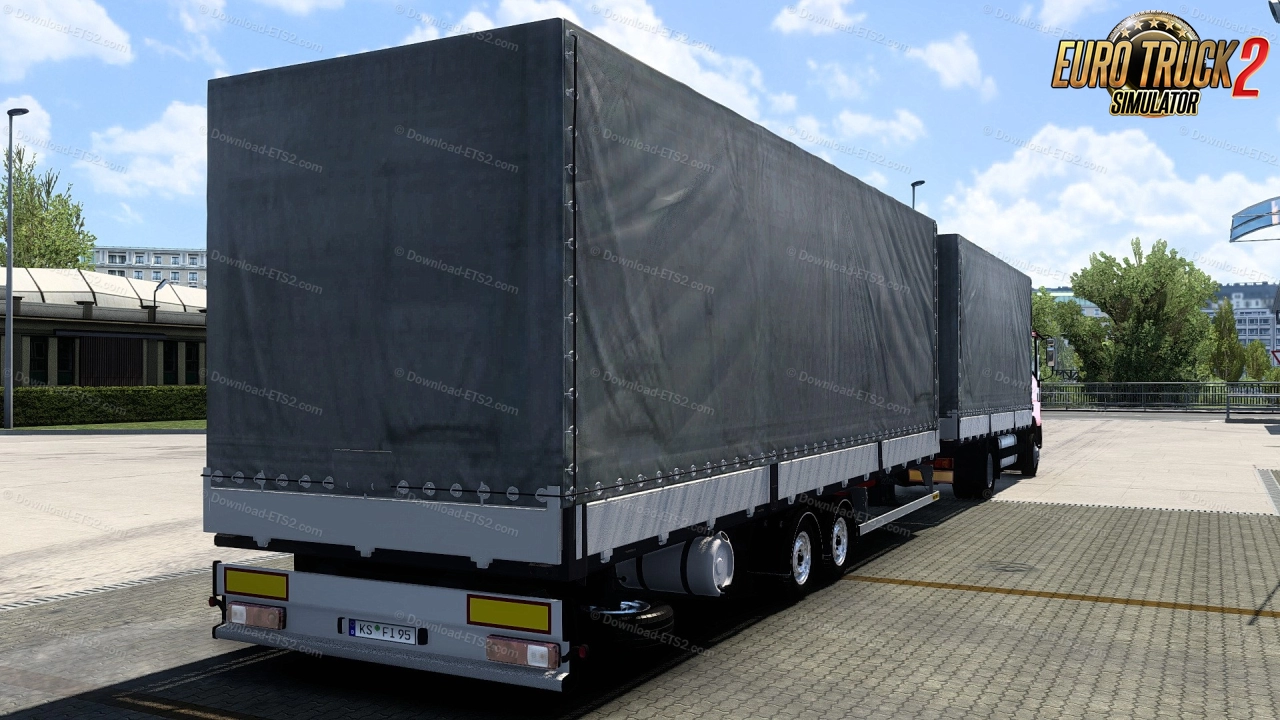 Iveco Eurocargo Truck + Trailer v1.6 (1.46.x) for ETS2